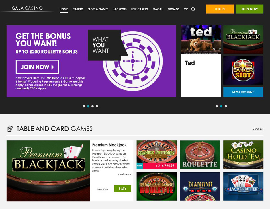 gala casino download